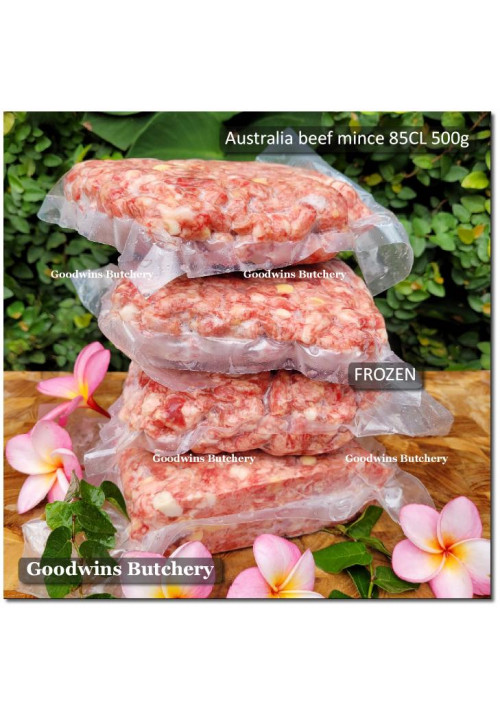 Australia BEEF MINCE 85CL daging sapi giling frozen 500g (new packaging)